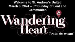 Sunday, March 3, 2024, St. Andrew's United, Sudbury