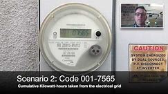 How to read a smart meter with solar panels