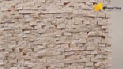Mini Split Face Stone Tile Crema Marfil - 120SAPSSSCM