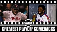 MLB's most EPIC playoff comebacks! (2004 Red Sox, 1986 Mets, 2016 Cubs & more!)