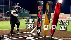 DEMARINI CF3 (2009) vs. DEMARINI ZOA | Baseball Bat Review