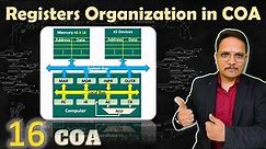 Registers Organization in COA