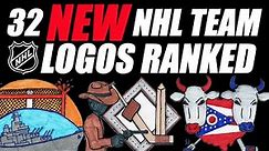 32 NEW NHL Team Logos Ranked!