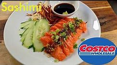 How to make salmon sashimi using salmon from Costco