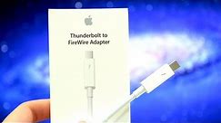 Review: Apple Thunderbolt to FireWire Adapter