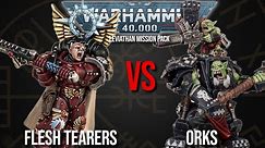 NEW CODEX!! Flesh Tearers Vs Orks - Warhammer 40k Battle Report