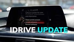 Idrive system update for all BMW. How to update BMW idrive navigation system. BMW 330e