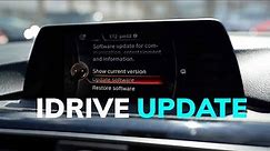 Idrive system update for all BMW. How to update BMW idrive navigation system. BMW 330e