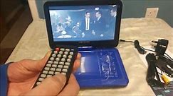 DBPOWER Portable DVD Player with Swivel Screen 10.5"