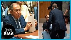 Sergei Lavrov calls Ukraine a 'Nazi-like state' then walks out | UN General Assembly