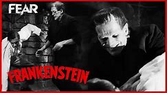 The Monster Strangles Dr. Frankenstein | Frankenstein (1931)