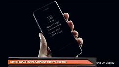 Bateri rosak punca Samsung Note 7 meletup - Video Dailymotion