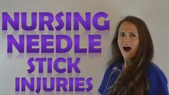 Nursing Needle Sticks | Preventing Sharp Injuries on the Job | Plus My Experience