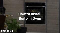 Samsung Built-In Oven : Installation Guide
