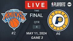 NBA2K24 KNICKS VS PACERS NBA PLAYOFFS GAME 3 MAY 11, 2024 LIVE TODAY NBA2K24 SIMULATION GAME