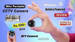 Mini wireless spy cctv camera with battery and WiFi | SONATA GOLD WiFi CCTV Security Camera review