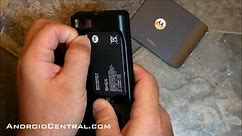 How to remove the Droid X battery