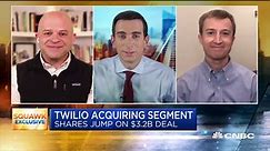 CNBC's full interview with Twilio and Segment CEOs on $3.2 billion deal