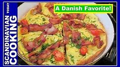 Dansk Flæskeæggekage - How to make a Danish Bacon Omelette - Æggekage