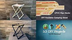 Foldable Camping Stool, DIY Project using CPVC Pipes and Accessories.