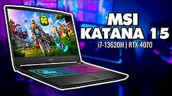 MSI Katana 15 | Best Budget Gaming Laptop! High Performance Specs! RTX 4070 + i7-13620H