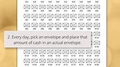 10000 Savings Challenge Printable PDF