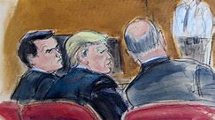 ‘Visible difference’: Sketch artist details moment Trump’s behavior changed in court