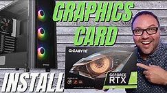 How To Install a Graphics Card in a PC (Gigabyte GeForce RTX 3060 Install)