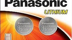 Panasonic CR2032 3.0 Volt Long Lasting Lithium Coin Cell Batteries in Child Resistant, Standards Based Packaging, 4-Battery Pack