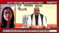 BJP's 2nd Election Manifesto Committee Meet Today