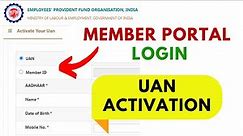 How To Register EPFO Member Portal !