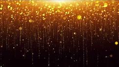 Gold glitter Happy New Year Background