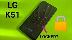 LG K51 reset forgot password , pin , pattern, fingerprint, screen lock...hard reset.