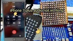 iPhone 7 plus audio ic repair solution problem fix
