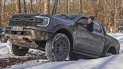 2023 Ford Ranger Raptor | OFF-ROAD Test Drive, Snow & Mud