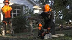 How to use a chainsaw & chainsaw safety tips