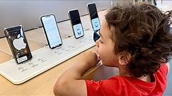 iPhone 13 Mini Shopping at the Apple Store... HE FINALLY BUYS IT! 🥳📱