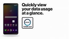 The My Verizon Data Widget for Android™