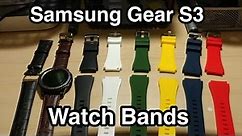 Watch bands for Samsung Galaxy Watch 3, Galaxy Watch, Gear S3 Frontier, Gear S3 Classic