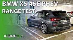 2021 BMW X5 45e PHEV (US Spec) Urban / City EV Range Test