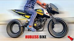 Making hubless motorcycle at home part-4 || Creative Science