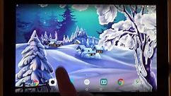 Winter landscape live wallpaper for Android phones and tablets