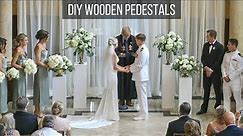 DIY Wooden Pedestals | Wedding DIY