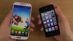 Samsung Galaxy S4 vs iPhone 4 Which Is Faster?