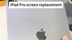 iPad Pro screen replacement #ipadpro #ipadprorepair #ipadrepair #screenreplacement #apple