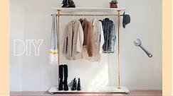 DIY Industrial Pipe Clothing Rack