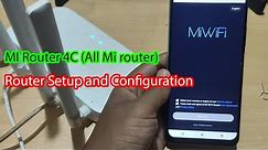 MI router 4c setup guide with Mobile