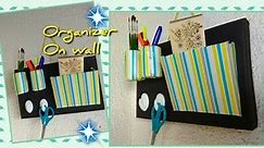 DIY Wall Storage Organizer // Best way to save space and beautify walls // Easiest Wall Organizer
