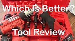 Tool Review - Milwaukee M18 Forcelogic vs Ridgid Proporess