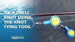 How to tie a Snell Knot using the Hook-Eze knot tying tool #snellknot #fishingknots #hookeze